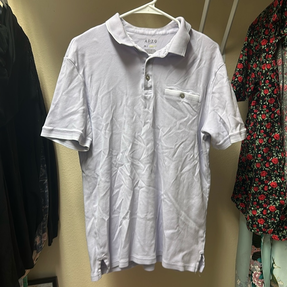 APT. 9 lavender polo (M)
